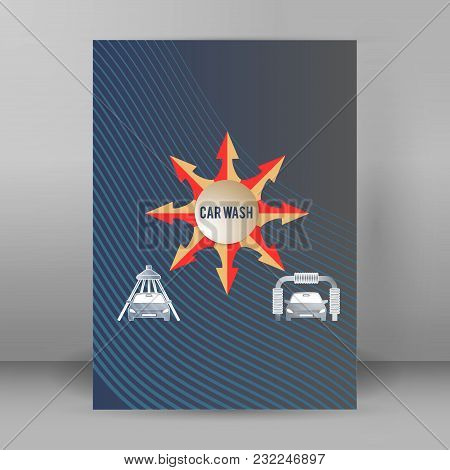 Car Wash Background Concept Avto Service02