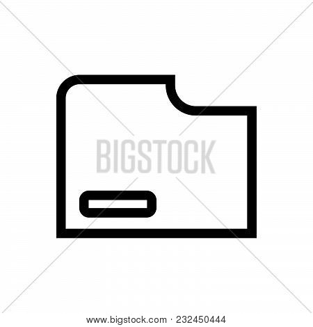 Document Vector Icon On White Background. Document Modern Icon For Graphic And Web Design. Document 
