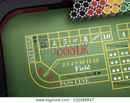 Craps table language