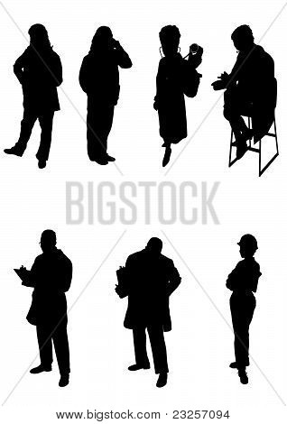 business silhouette