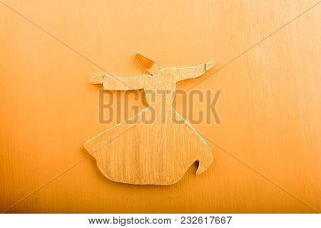Sufi Dervish Figurine Model In Small Size In View