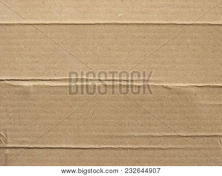Brown Corrugated Cardboard Texture Background