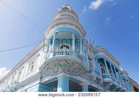 Urban Historic Centre Of Cienfuegos - Unesco World Heritage Site In Cuba. The Ferrer Palace Which Is