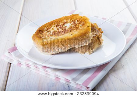 Spanish Torrijas Or French Toasts Traditionally For Easter In Spain
