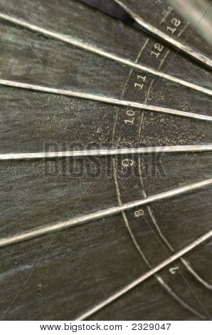 Antiguo Protractorr metálico