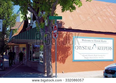 July 18, 2019, In Mt Shasta, Ca:  Zen Metaphysical Crystal Stores In Downtown Mt Shasta, Ca Where To