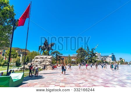 Skanderbeg Monument In Square