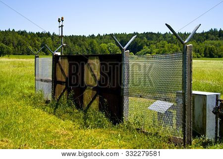Behrungen, Thuringia, Ddr Monument, Germany - June 27, 2019 Former Border Fence Of The Inner German 