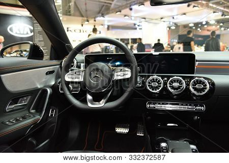 Sofia, Bulgaria - October 11, 2019: Mercedes-benz Cla 220 4Matic At Sofia Motor Show