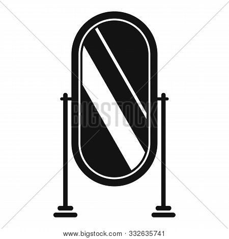 Home Mirror Icon. Simple Illustration Of Home Mirror Vector Icon For Web Design Isolated On White Ba