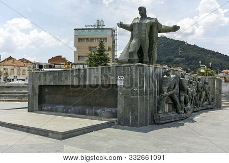 Strumica, North Macedonia - June 21, 2018: Center Of Town Of Strumica, Republic Of North Macedonia