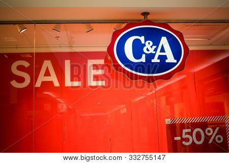 Haid, Austria, August 01, 2018: C&a Is An International Chain Of Fashion Retail Clothing Stores