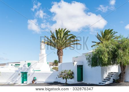 Lanzarote, Spain - October 22, 2019: Casa Museo Del Campesino In San Bartolome Against Beautiful Sky