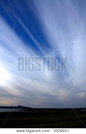 Stribet himmel