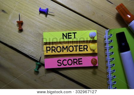 Net Promoter Score - Nps Text On Sticky Notes Isolated On Office Desk