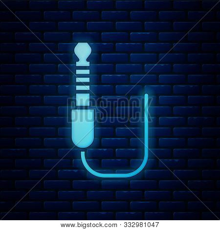 Glowing Neon Audio Vector Photo Free Trial Bigstock