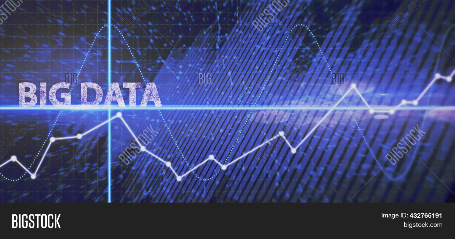 Glowing Blue Big Data Image & Photo (Free Trial) | Bigstock