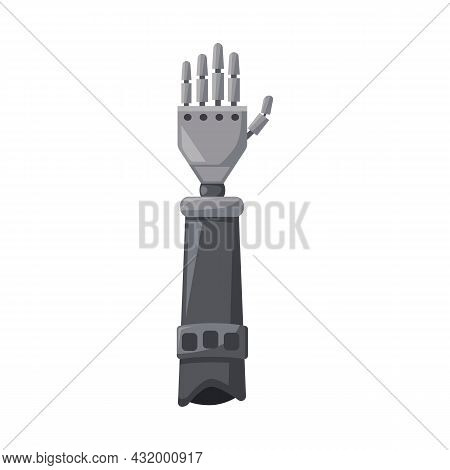 Vector Illustration Of Arm And Prosthesis Sign. Web Element Of Arm And Limb Vector Icon For Stock.
