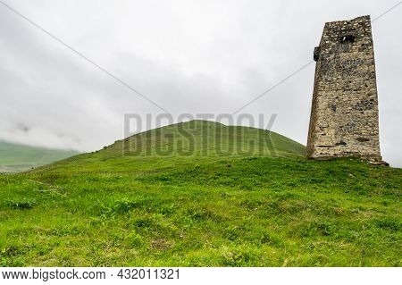 Ancient Alanian Necropolis (city Of Dead)  In Dargavs Village, North Ossetia Alania, Russia