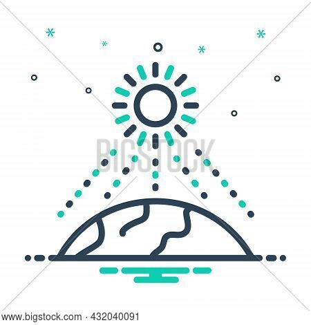 Mix Icon For Intensity Severity Rapidity Light-intensity Magnitude Sun Heat Sun-light World