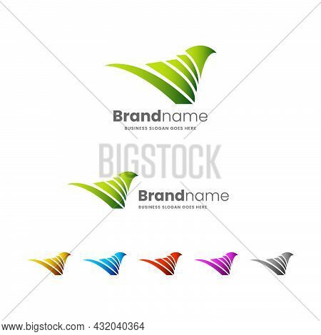 Spring Bird Logo Is Suitable For Business Startups, Wildlife Photography, Travel And Tourism, Bird A