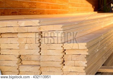 Timber In Stacks, Construction Materials Industry