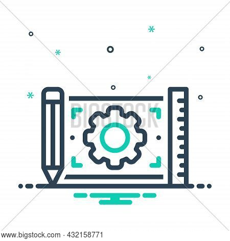 Mix Icon For Project Plan Scheme Briefing Discussion Information Conference Preamble Compose Task Do