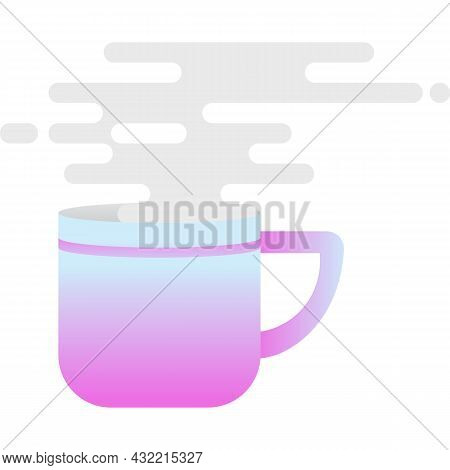 Cup Of Drink Icon Vector Ceramic Mug For Coffee