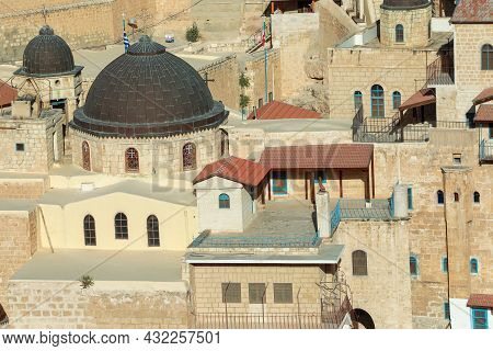 Mar Saba Greek Orthodox Monastery In Israel.