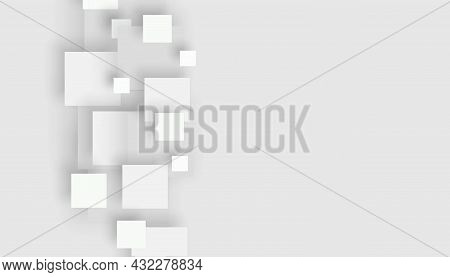 Vector Abstract Grey Design Banner Pattern, Background. Stock Vector