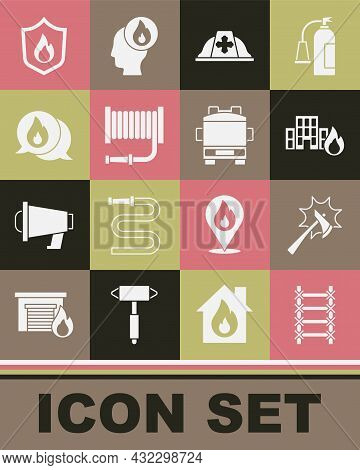 Set Fire Escape, Firefighter Axe, In Burning Buildings, Helmet, Hose Reel, Telephone Call 911, Prote