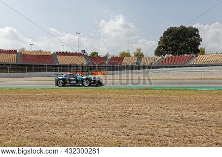 Barcelona, Spain, September 4, 2021 : Ginetta G55 On Track During 24h Series, A Long Distance Intern