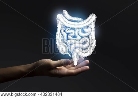 Gastroenterologist Doctor, Heart Issues. Medical Technologies Concept. Gastroenterology.
