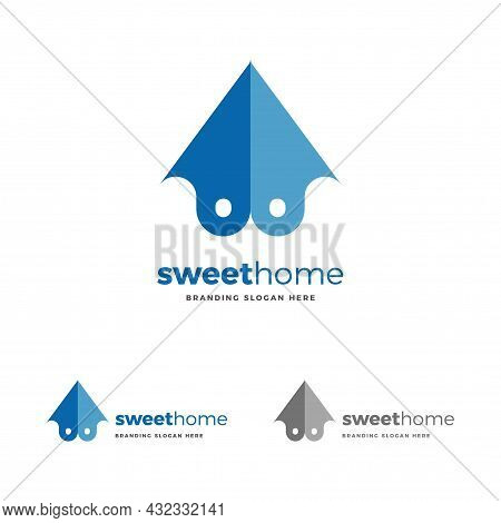 Sweet Home Is A Unique Logo, Perfect For A Housing Company, 
Hotels, Motels, Resort And Apartment Sa