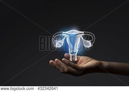 Gynecologist Doctor, Reproductive System Issues. Medical Technologies Concept. Gynecology.