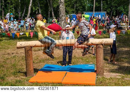 Kazan, Russia, June 26 2021. The Tatar Ethnic Holiday Sabantui, End Of Field Works.