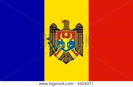 Drapeau de la Moldavie