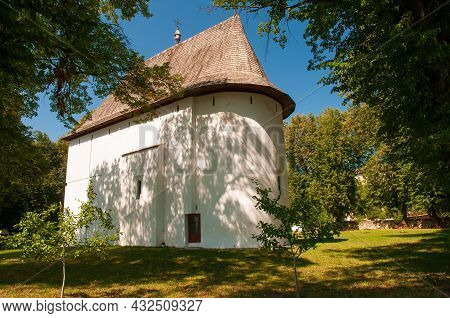 Picturesque View Of Fortified Church Of St. Elijah The Prophet Built In 1560, Toporivtsi Village, Bu