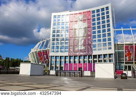 Kyiv, Ukraine - June 23, 2012: Olympic Stadium (nsc Olimpiysky) - Main Stadium Of Euro-2012 Football