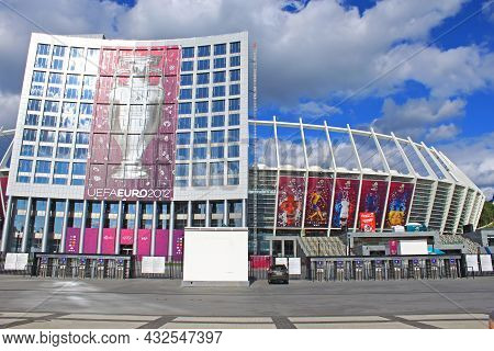 Kyiv, Ukraine - June 23, 2012: Olympic Stadium (nsc Olimpiysky) - Main Stadium Of Euro-2012 Football