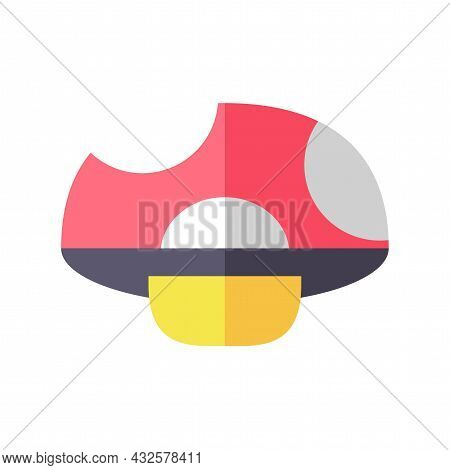 Isolated Video Game Mushroom Icon Vector Illustratot