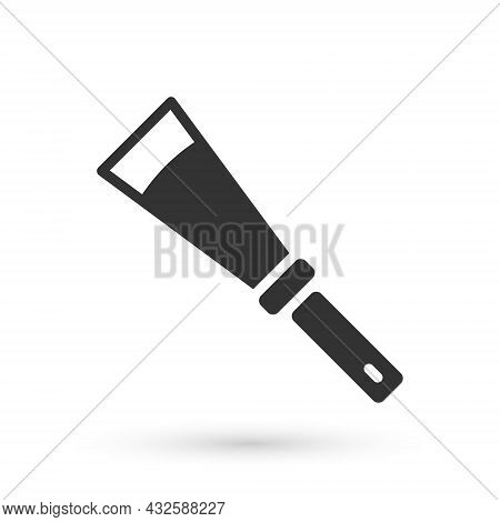 Grey Beekeeping Uncapping Knife Icon Isolated On White Background. Tool Of The Beekeeper. Vector
