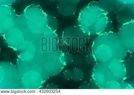 Modern Creative Huge Amount Of Organic Unicellulars Digitally Made Background Illustration