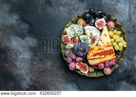 French Cheese Collection Camembert, Emmental, Marble Delicous Cheese, Blue Cheese French, Dorblu, Mo