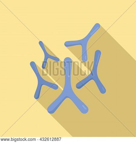 Staphylococcus Probiotic Icon Flat Vector. Bacteria Lactobacillus. Intestine Fermentation