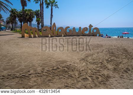 Beautiful View Of Malagueta Beach During The Summer.