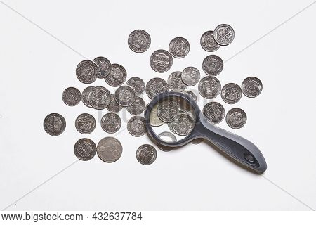 Concept Of Islamic Finance On White Background. Sharia-compliant Finance - Banking Or Financing Acti