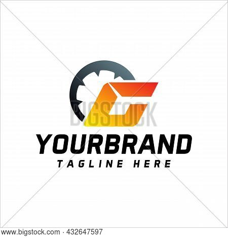 Creative Letter G Speedometer Vector Designs Illustration