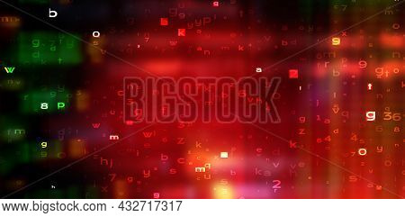 Futuristic Digital Technology Vector Background. Cyber Attack, Ransomware, Malware, Scareware