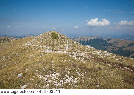 Panoramic View Of Apennines In The Central Italy, Europe